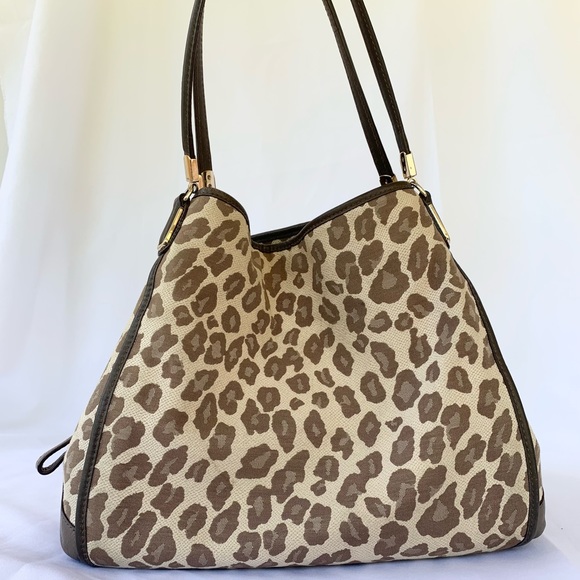 Coach Handbags - Coach Madison Phoebe Ocelot Print Bag